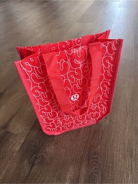 lululemon Reusable Shopping Tote Red